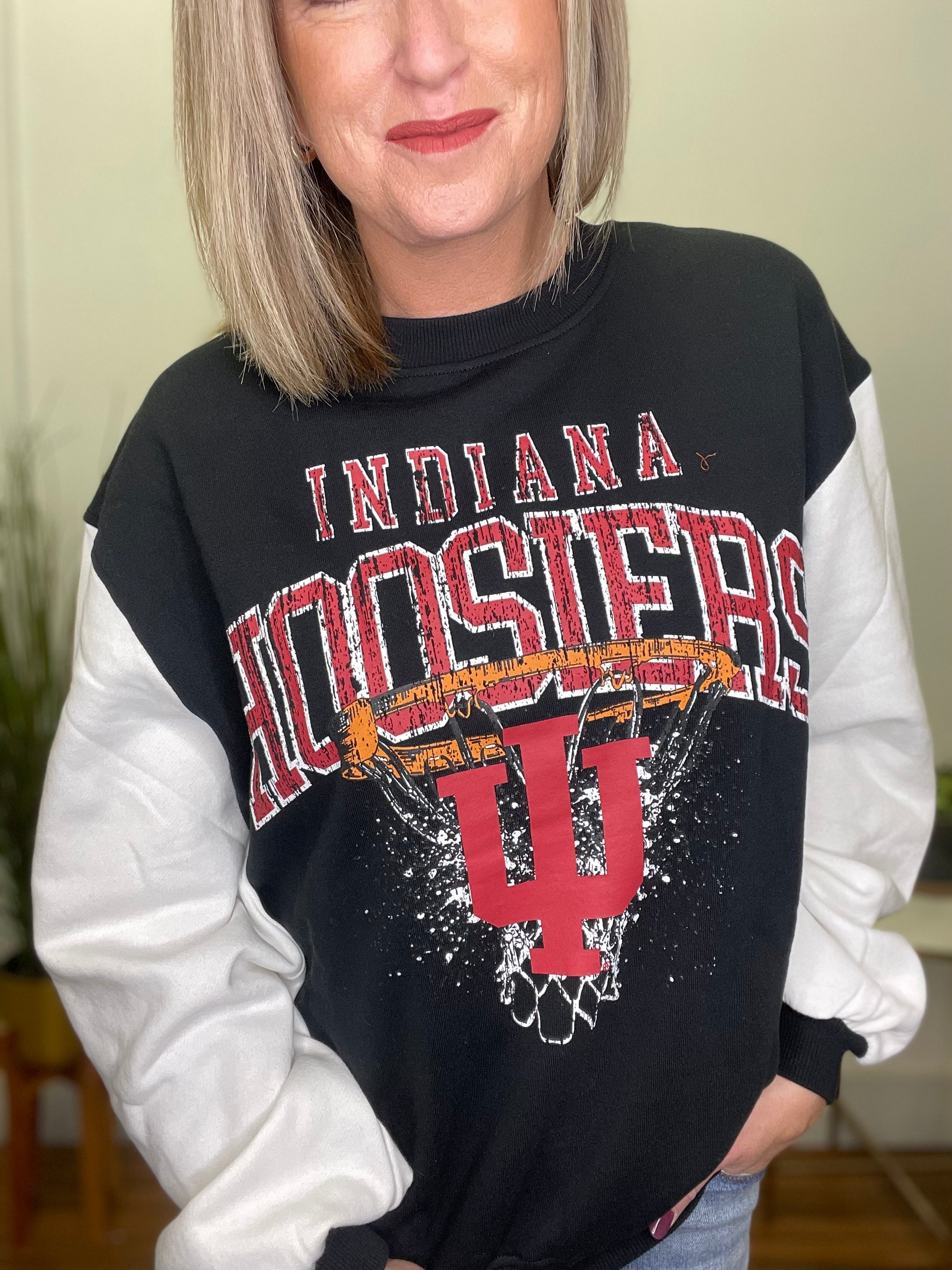 Indiana Hoosiers Vintage Basketball Sweatshirt