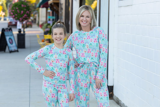 Home Sweet Home Christmas Pajamas - Girls