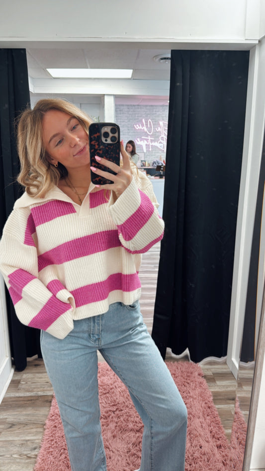 Vibrant Stripes Sweater