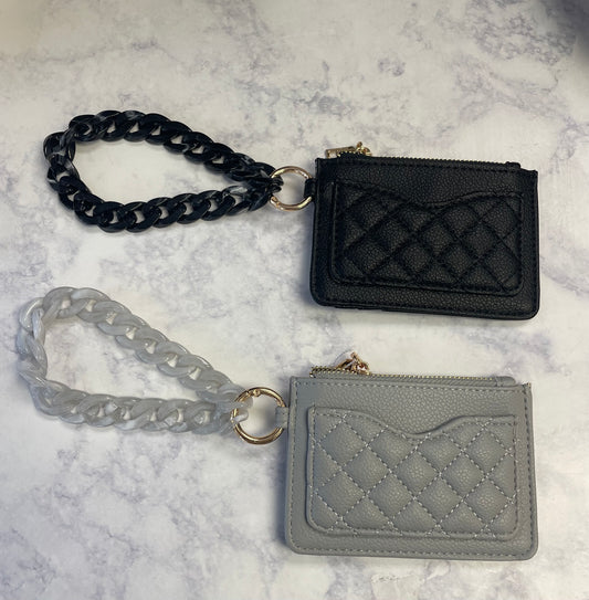 Wear Your Wallet Wristlet with Chunky Chain