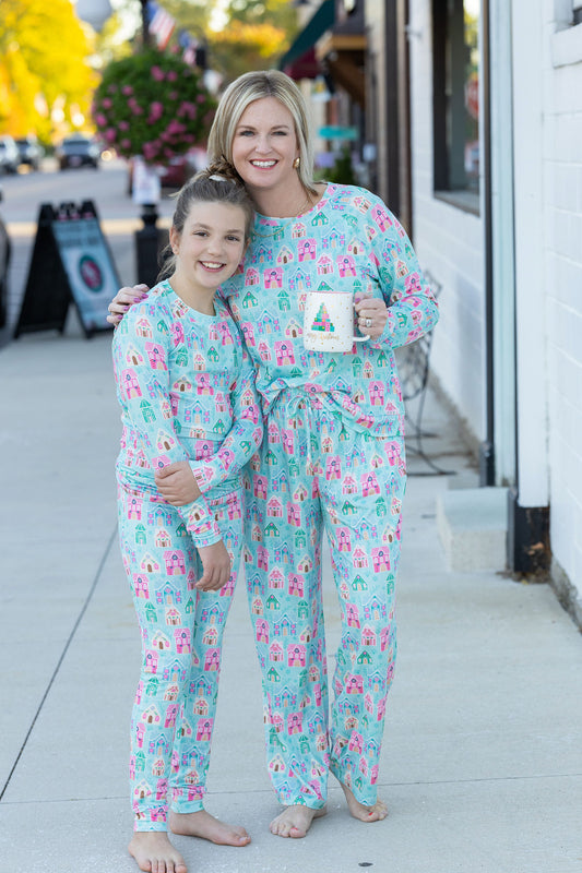 Home Sweet Home Christmas Pajamas - Girls