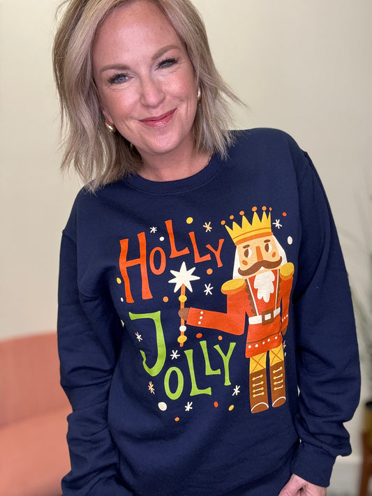 Holly Jolly Nutcracker Sweatshirt