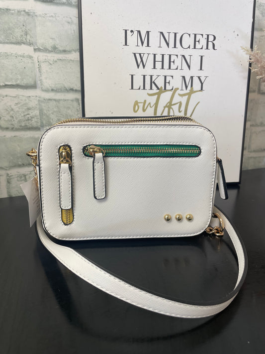 Clarity Square Crossbody Bag in White